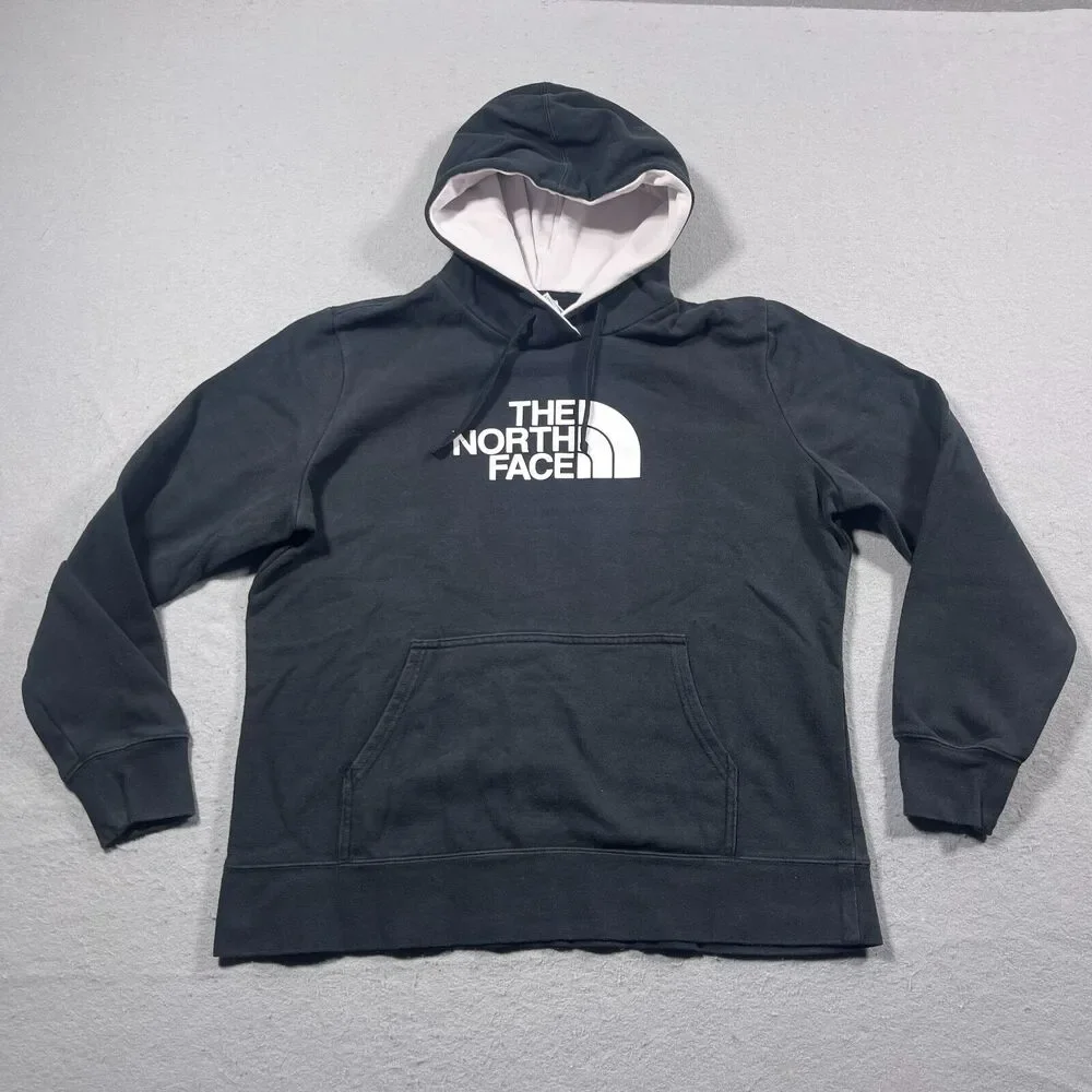 The North Face Hoodie Men L Black Pullover Standard‎ Fit Outdoor Casual Logo